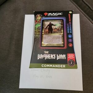 Magic the gathering brothers war commander deck unopened